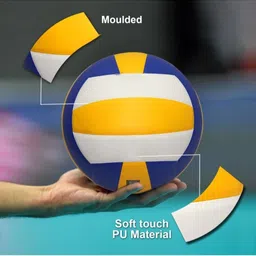 lcarno Super Quality pvc volleyball Size - 5 ( pack of 1 ) Volleyball - Size: 5 image 3