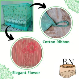 rn enterprise Queen Size Bed Box (6x7 Ft) Cotton Washable Adults Mosquito Net image 2