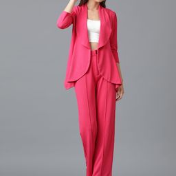 kotty Women 2 Pc Coat Set (Blazer&Pant) Solid Suit-picture-26