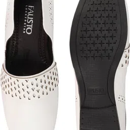 fausto Laser Cut Design Side Open Broad Feet Ethnic Party Shoes Mojaris For Men image 2