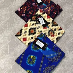 1 stop fashion Pack of 3 Women Printed Crepe Straight Kurta image 1