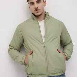 roadster Men Solid Padded Jacket-picture-19