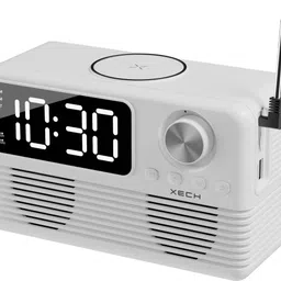 xech Digital White Clock image 1