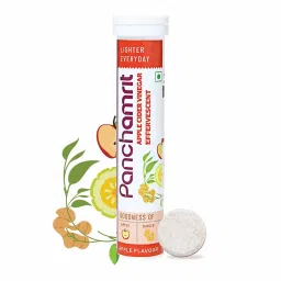 Panchamrit Apple Cider Vinegar Effervescent Tablets, 20 Tablets, Apple Flavour-image-3