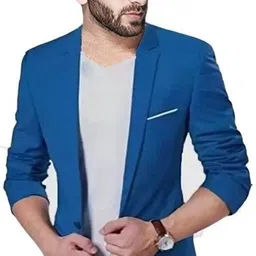 humjoli fashion Men Solid Single Breasted Formal, Casual, Festive, Wedding Blazer-picture-30
