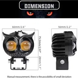 anaisha enterprises LED Fog Lamp Unit for Universal For Car, Hero, TVS, Bajaj Universal For Car image 3