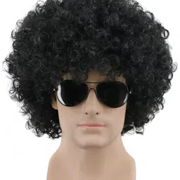 Premium Curly Clown Joker Malinga Unisex Funky Hair Wig-image-22