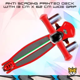 tygatec Joyrider 3 wheel Scooter for Kids with LED Wheels, Foldable & Adjustable Design image 5