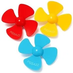 opulentsd Solar/Dynamo/Wind Mill Motor/Low Current High Torque Motor with Fan Pulley Set Electronic Components Electronic Hobby Kit image 2