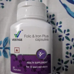 vestige FOLIC IRON PLUS CAPSUULE falvor Capsules-picture-22