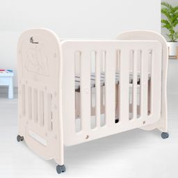 r for rabbit Dream N Play Bedside Cot for Baby, 2 in 1 Multipurpose Rocking Baby Cot-picture-48