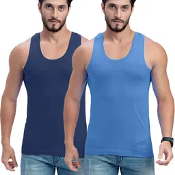 milton Pack of 2 100% Cotton Undershirt | Breathable & Comfortable Fit | Daily Wear | Pack of 2 Men Vest-picture-28