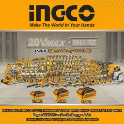 ingco Lithium-ion , 20V 4.0Ah Battery image 5