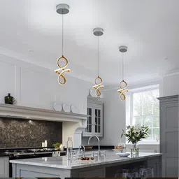 sinoman Modern Infinity Loop LED Wall Light Luxury Gold Finish Acrylic Wall Lamp Pendant Lamp Ceiling Lamp image 2