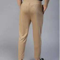 rigo Men Solid Beige Track Pants image 3