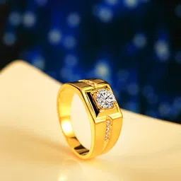 legant Zircon Adjustable Ring For Men Stainless Steel Swarovski Zirconia Gold Plated Ring-image-29
