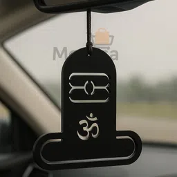 monssa SHIV KING BLACK Car Hanging for Dashboard Rear View . (Pack of 1) Car Hanging Ornament image 4