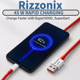 Rizzonix USB Type C Cable 1 m 45w fast cable image 4