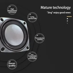 SP Electron 2" 4Ohm 3W Full Range Audio Speaker Stereo Woofer Loudspeaker (Pack of 2) Speaker Mount image 3