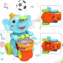 frreno Elephant Musician Toy with Levitation Ball on Nose Along with Light & Sound-41-picture-15