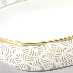 elegancebath ELEGANCE BATH CERAMIC (L52.5 X W32.5 X H12.5Cm) CA 1102 TABLE TOP ELEGANCE BATH CERAMIC TABLE Top (L52.5 X W32.5 X H12.5Cm) CA 1102 TABLE TOP Table Top Basin image 4