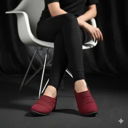 airaqua Winter Bellies for Women | Memory Foam Comfortable Lightweight Daily Shoes Bellies For Women image 1