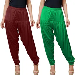 vee ess fashion Viscose Rayon Solid Patiala-picture-28