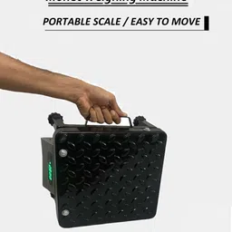 monet 100KG 12*12Inch; High Precision, Portable Scale and 2 Days Battery Backup Weighing Scale image 3