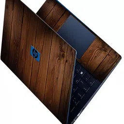 PALMETO Wooden hp logo vinyl skin, vinyl sticker, full vinyl cover for laptop Vinyl Laptop Decal 15.6-picture-10