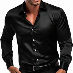 metronaut Men Regular Fit Solid Spread Collar Formal Shirt-picture-10