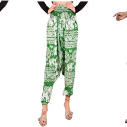 narnari Printed Rayon Women Harem Pants-picture-29