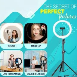 airtech LED Ring Light with Tripod Stand will help you to take perfect selfies & video Ring Flash image 2