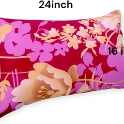 soft snooze Ultra Soft Luxury Microfibre Floral Sleeping Pillow Pack of 4 image 2