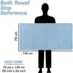 fezora Microfiber 500 GSM Bath Towel image 5