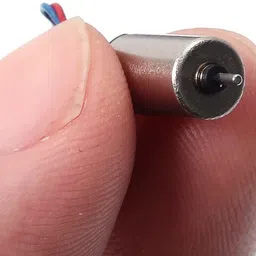 invento 6pcs 3.7V 7x20mm 720 Micro Coreless High Speed 48000 RPM DC Motor with 11 teeth Plastic Gear mounted for Quadcopter Helicopter Tiny Toy Drones Automotive Electronic Hobby Kit image 2