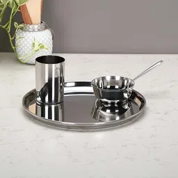 aquasleri Pack of 24 Stainless Steel Dinner Set image 4