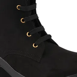 nzs Smart Casual Mid Top | Winter Boots |Lace-UP |Trendy Boots For Girls Boots Boots For Women image 5