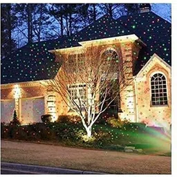 holy delight Star Shower LED Outdoor/Indoor Laser Projected Light Home, Office, Diwali Shower Laser Light image 3