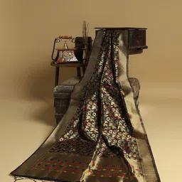 globus Polyester Printed Multicolor Women Dupatta image 1