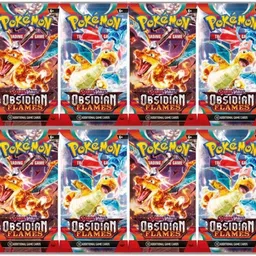 64 PC Of Scarlet & Violet Obsidian Flames Super Rare Booster Playing Cards Game-image-79