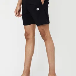 max Solid Men Dark Blue Night Shorts image 4