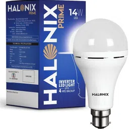 halonix 14W Inverter Rechargeable bulb 4 hrs Bulb Emergency Light image 2