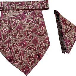 VOICI VOICI Paisley Design Cravats & Pocket Square Cravat image 3