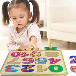 arvana Counting Educational Learning Board Toy Number Jigsaw Puzzle Cube Game for Kids image 4