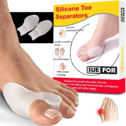 jeerzone Silicone Foot Care Gel Bunion Protector Toe Separators Straightener Spreader image 5
