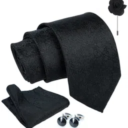 AXLON Silk Cufflink & Tie Pin Set image 3