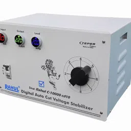rahul C-10000 cd10 Kva/40 Amp,Manual 8 Booste,Input 90-260 Volt,Use a Maximum of 40 Amp Load,With 3 metar Input,Output+Load Metar,Mainline Digital Autocut Copper Voltage Stabilizer Digital Autocut Voltage Stabilizer image 4