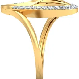 avsar AVR891YB 14kt Cubic Zirconia Yellow Gold ring image 3