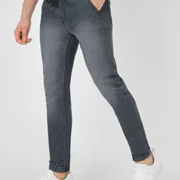 urbano fashion Men Regular Mid Rise Grey Jeans image 2