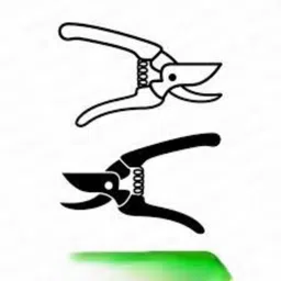 sk trading Stainless Steel Gardening Tool & Pruning Set-295 Stainless Steel Garden Pruner with Safety Lock Bypass Pruner image 3